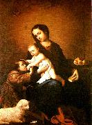 Francisco de Zurbaran virgin and child with st. Sweden oil painting reproduction